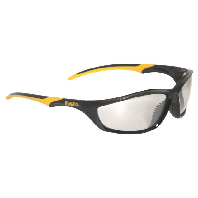 Dewalt DPG96-9D Router Safety Glasses, Black/Yellow Frame, I/O Lens - Moutools