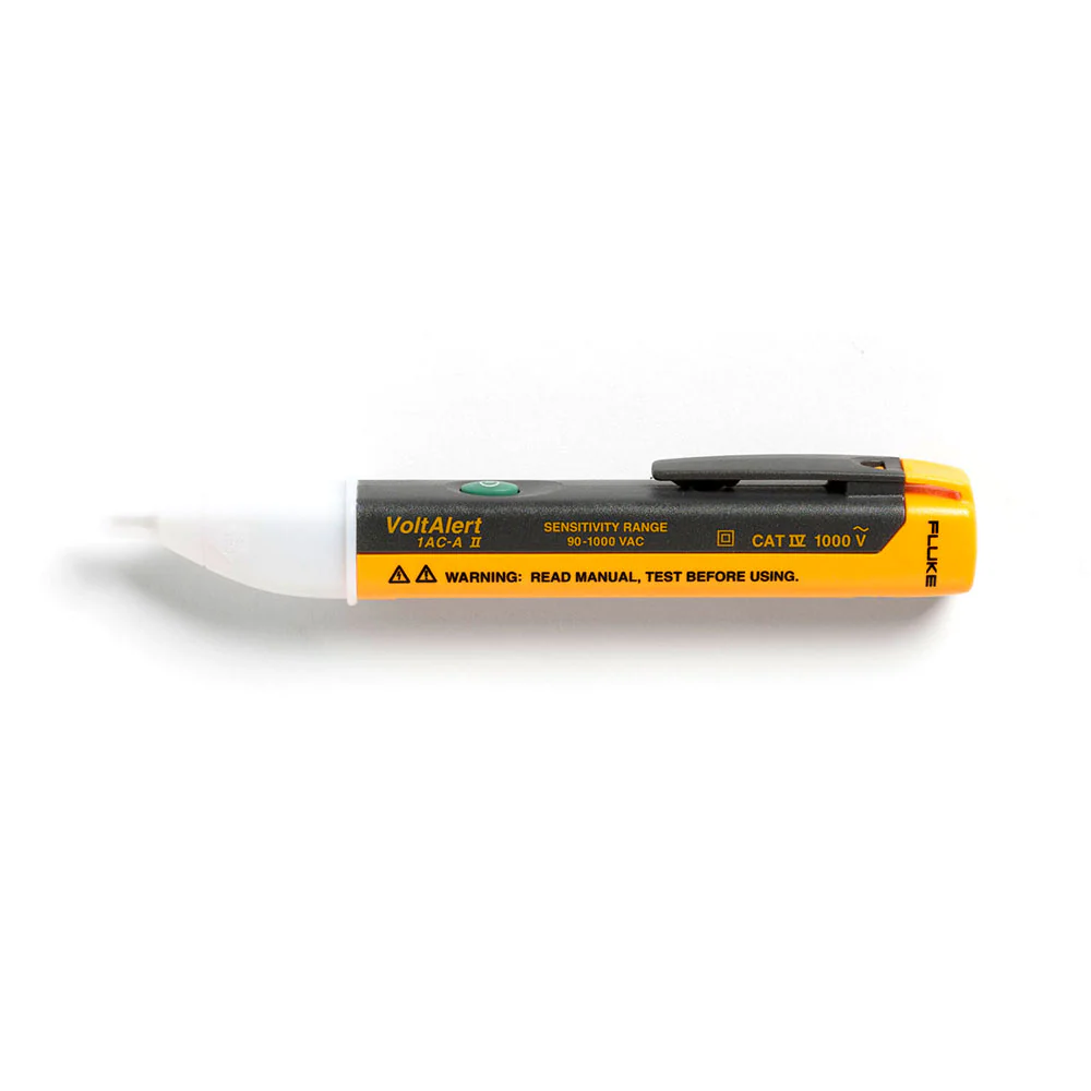 Fluke 2432932 1AC II A1 VoltAlert Non-Contact Voltage Detector and Tester, Flat Tip, 90-1000 Volt AC - Moutools
