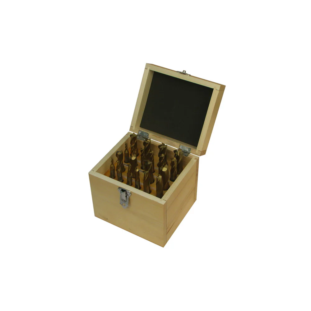 Jet JT9-650210 20 Piece Tin-Coated Double End Mill Set - Moutools