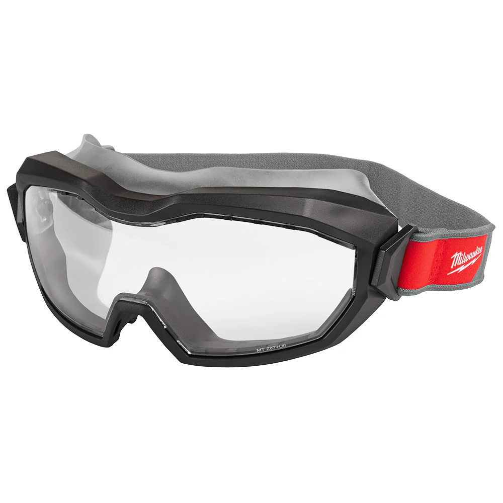Milwaukee 48-73-2065 Non-Vented Goggles - Clear Dual Coat Lens - Moutools