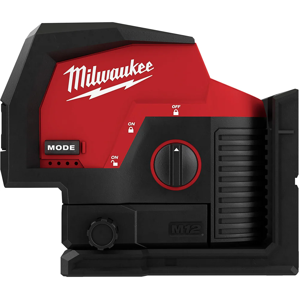 Milwaukee 3622-20 M12™ Green Cross Line and Plumb Points Laser - Moutools