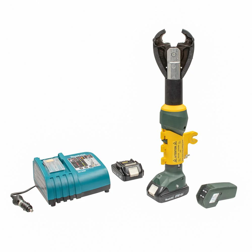 Greenlee EK425LXRD12 EK425LXR 6 Ton, D3 Profile Remote Crimper, 2.0Ah Battery, 12V Charger - Moutools