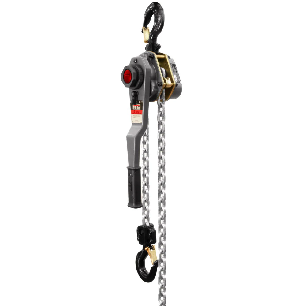 Jet JT9-376501 JLH-300WO-10 3 Ton Lever Hoist, 10' Lift Overload Protection - Moutools