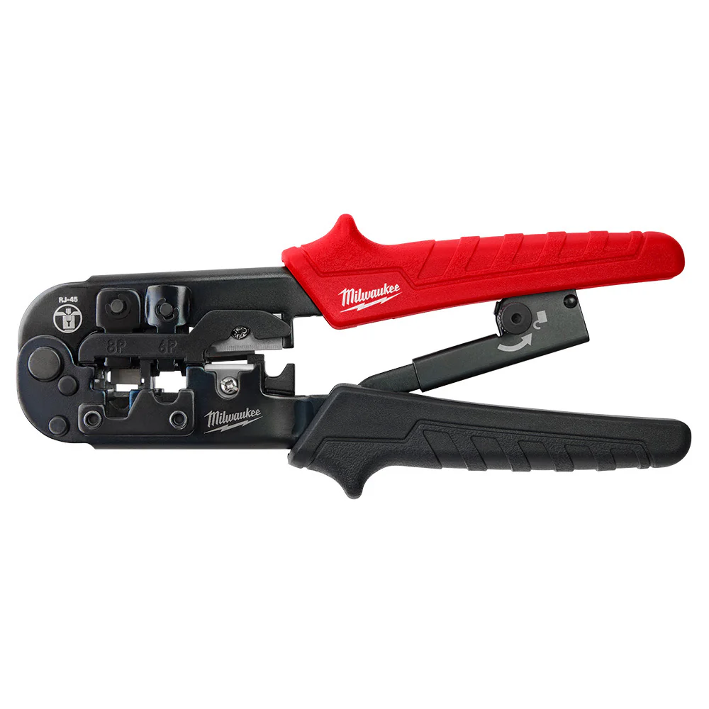 Milwaukee 48-22-3074 Ratcheting Pass-Through Crimper & Stripper - Moutools