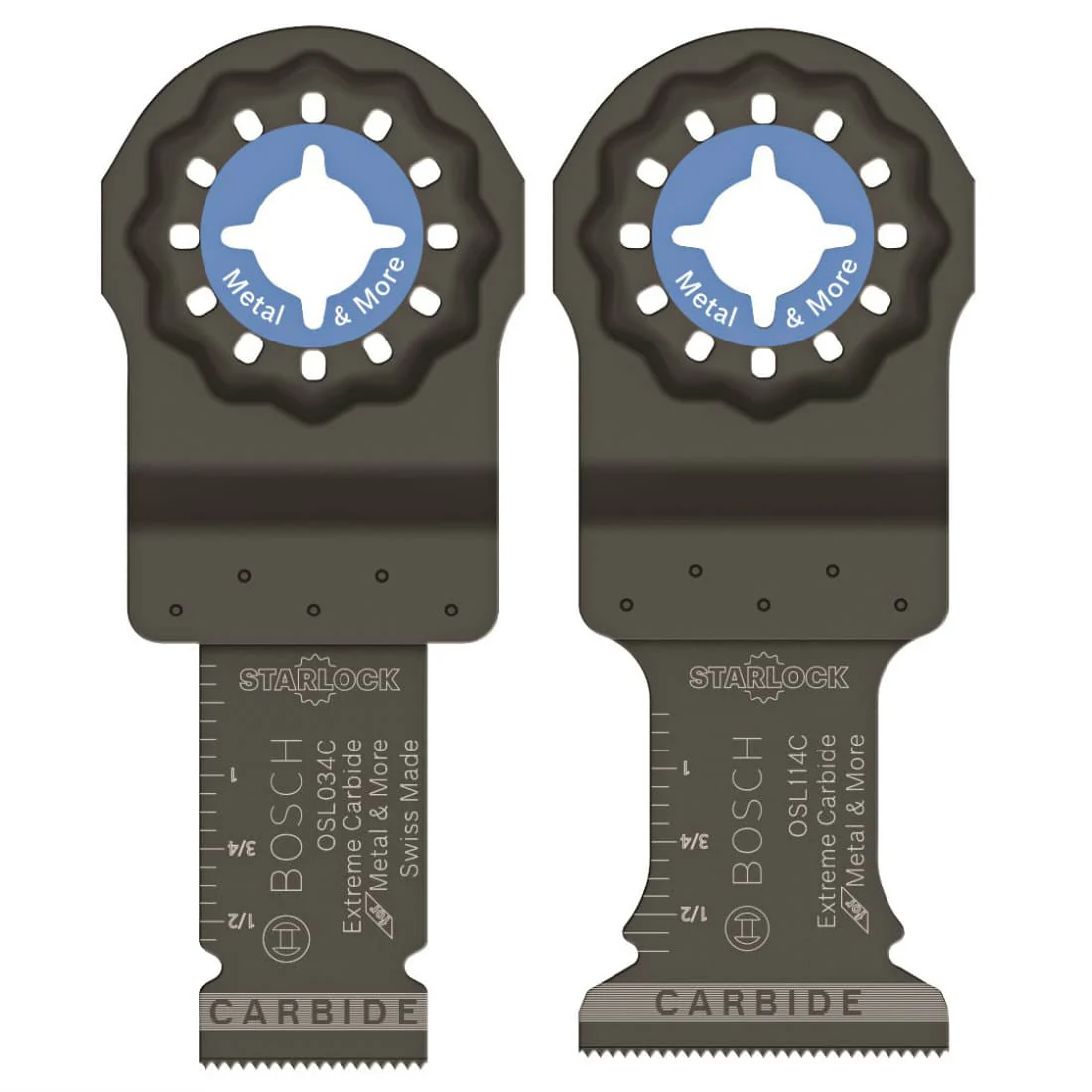 Bosch OSL002C Starlock Oscillating Multi-Tool Accessory Blade Set 2 Pack - Moutools
