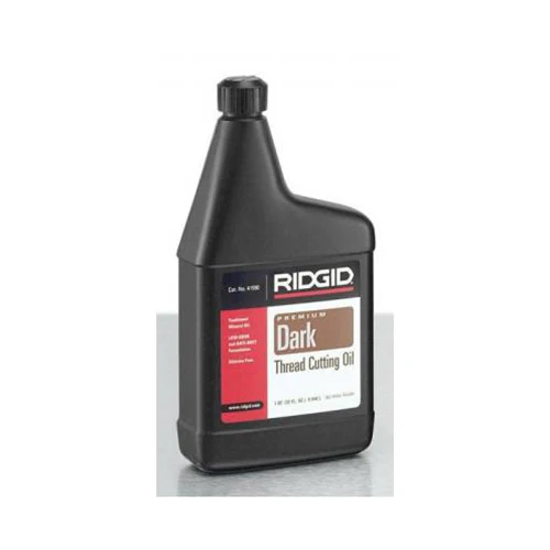 RIDGID 41590 Low Odor Anti-Misting Dark Threading Oil, 1 Quart - Moutools