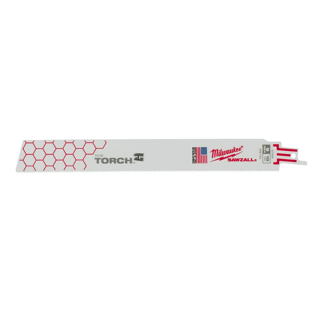 Milwaukee 48-01-2768 9 in. 18 TPI THE TORCH™ SAWZALL® Blade-Bulk - Moutools
