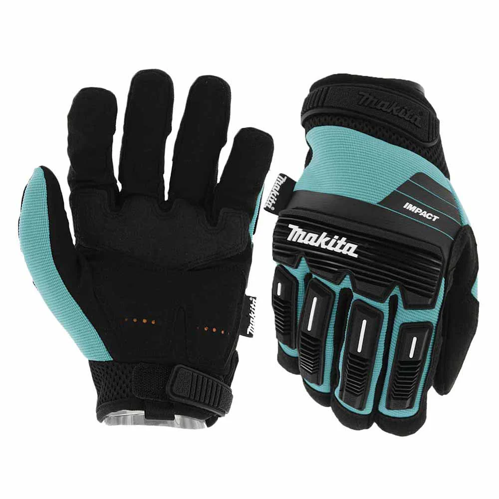 Makita T-04248 Advanced Impact Demolition Gloves (Medium) - Moutools