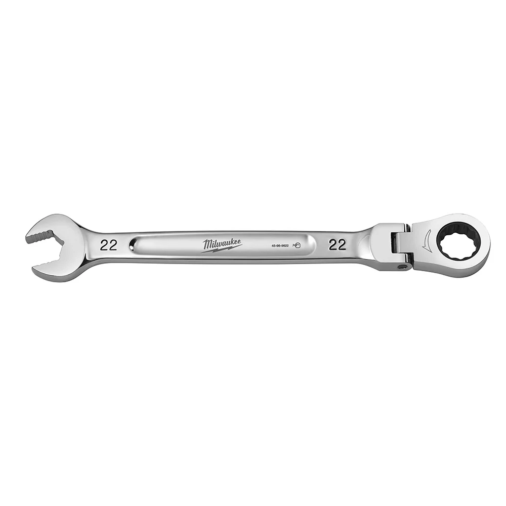 Milwaukee 45-96-9622 22mm Flex Head Combination Wrench - Moutools