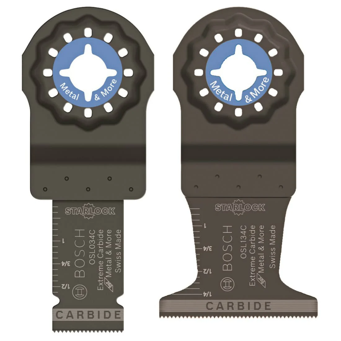 Bosch OSL002CH Starlock Oscillating Multi-Tool Accessory Blade Set 2 Pack - Moutools