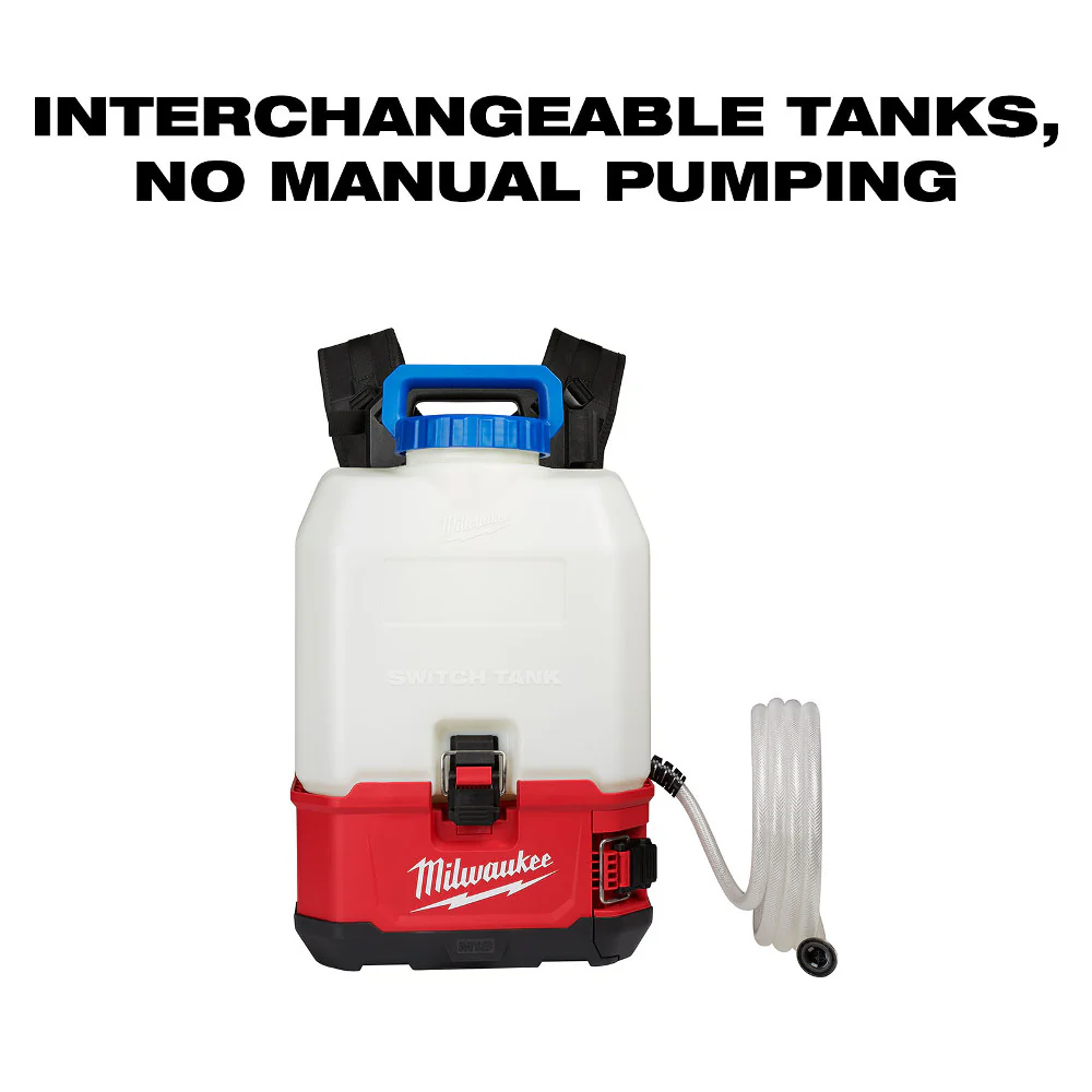 Milwaukee 2820-21WS M18 SWITCH TANK 4-Gallon Backpack Water Supply Kit - Moutools