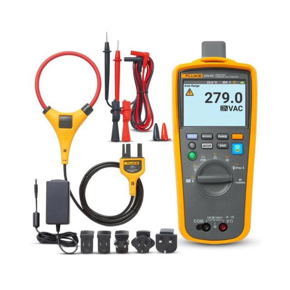 Fluke 279FC/IFLEX Wireless True RMS Thermal Multimeter with iFlex - Moutools