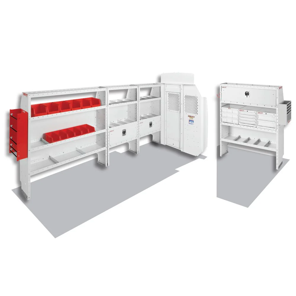 WeatherGuard 600-8414X Electrical Contractor Van Package, High-Roof, Ford, 170XWB - Moutools