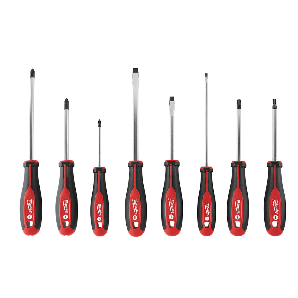 Milwaukee 48-22-2708 8 Piece Screwdriver Kit with ECX - Moutools