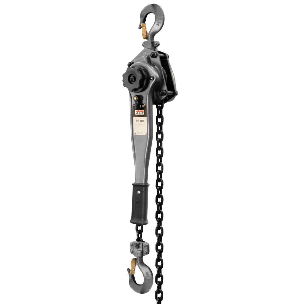Jet JT9-287401 JLP-150A-10 JLP-A Series 1-1/2 Ton Lever Hoist, 10' Lift - Moutools