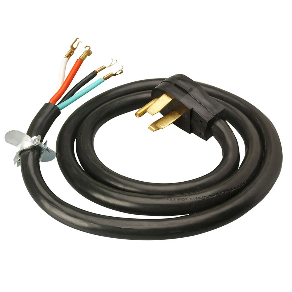 Southwire 9046SW8808 6/2-8/2 SRDT 50A Range 6' Round Cord with NEMA 10-30 Plug - Moutools
