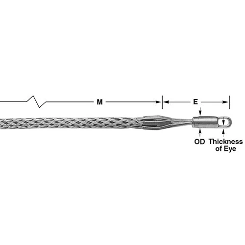 Condux 08641852 Multiple Strength Grip Rotating Eye, 1.75-2.24-70 48000 lbs - Moutools