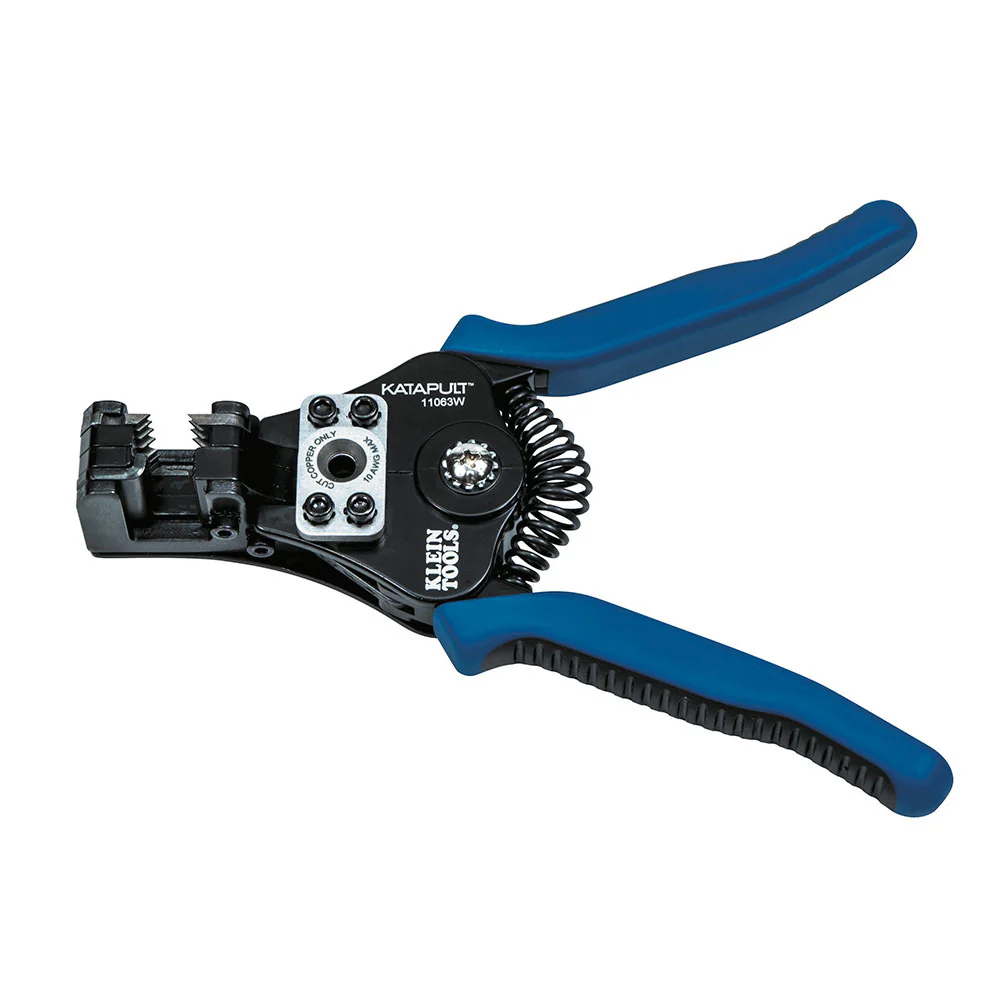 Klein Tools 11063W Katapult Solid and Stranded Wire Stripper/Cutter - Moutools
