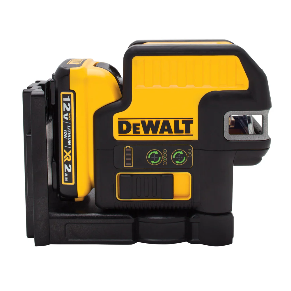 DeWalt DW0822LG 12 V 2 Spot Cross Line Green Laser - Moutools