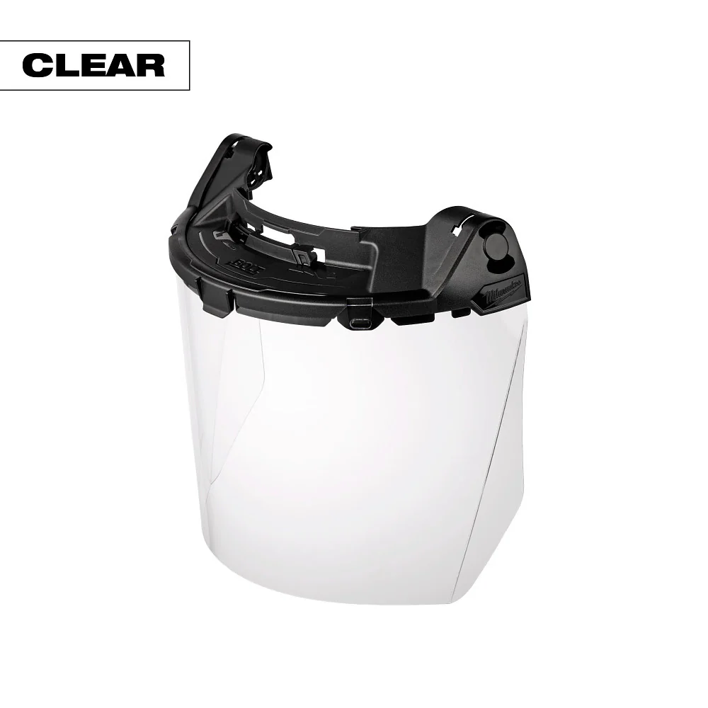 Milwaukee 48-73-1460 BOLT Task Full Face Shield - Clear Uncoated Lens (Compatible with Milwaukee BOLT Safety Helmets & BOLT Hard Hats) - Moutools
