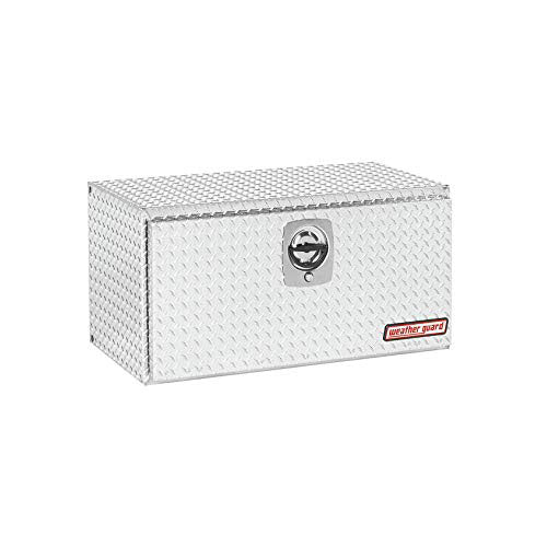 WeatherGuard 636-0-02 Clear Aluminum Underbed Box, Compact, 6.5 Cu. Ft. - Moutools