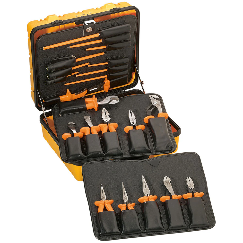 Klein 33527 General Purpose Insulated Tool Kit 22-Piece - Moutools