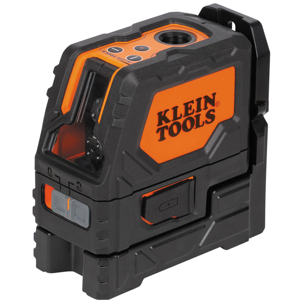 Klein 93LCLGR Rechargeable Self-Leveling Green Cross-Line Laser Level with Red Plumb - Moutools