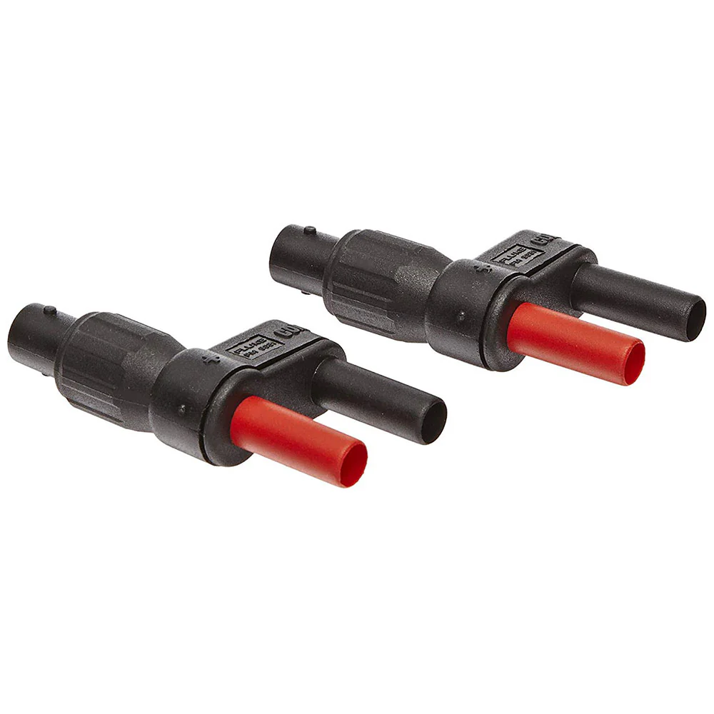 Fluke PM9081/001 Dual Banana Plug to Female BNC Adapter - Moutools