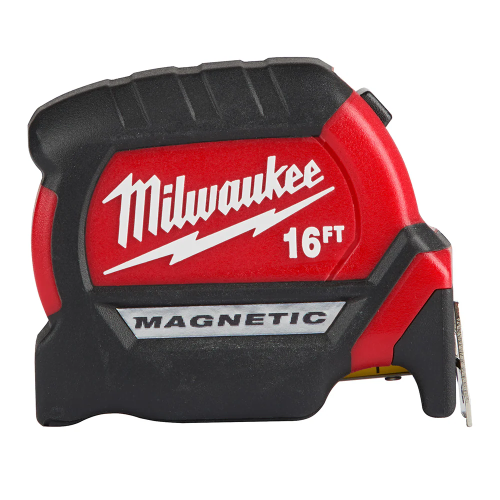 Milwaukee 48-22-0316 16Ft Compact Magnetic Tape Measure - Moutools