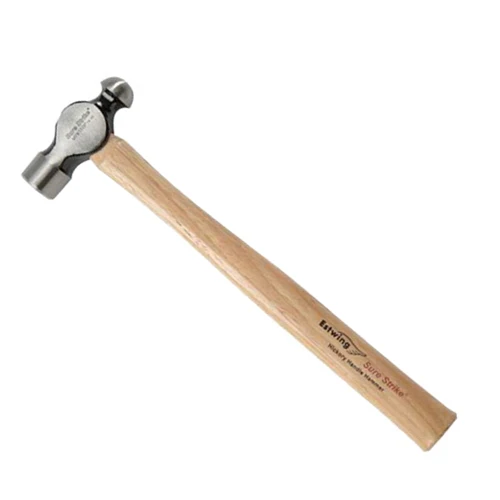 EstWing MRW16BP 16 oz Sure Strike ballpeen hammer with hickory handle - Moutools