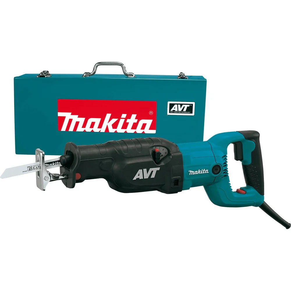 Makita JR3070CTZ 15 AMP AVT Orbital Recipro Saw with Steel Case - Moutools