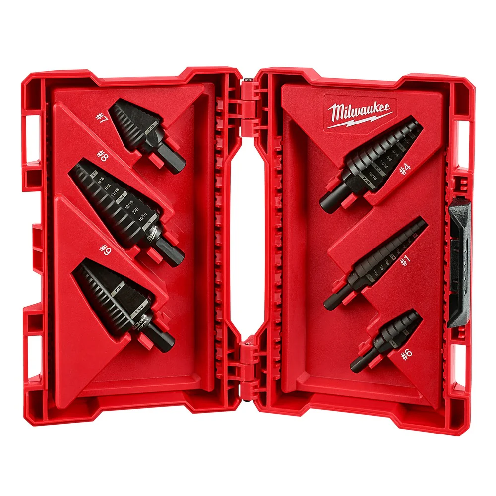 Milwaukee 48-89-9224 Milwaukee 6pc Set (#1, #4, #6, #7, #8, #9) - Moutools