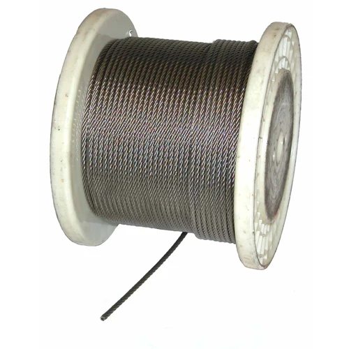 Lift All 14250719F Galvanized Aircraft Cable Wire, 7x19 1/4