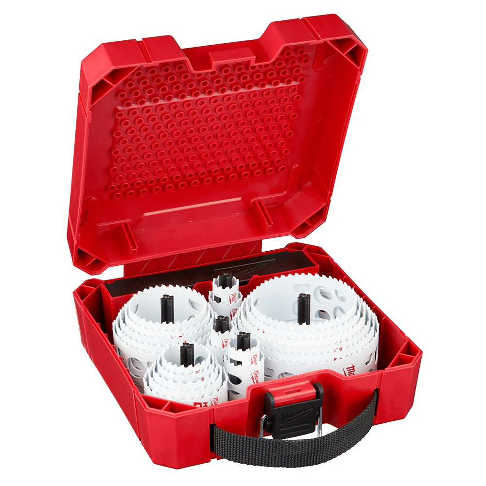 Milwaukee 49-22-4185 28-Piece All Purpose Professional Hole Dozer Hole Saw Kit - Moutools