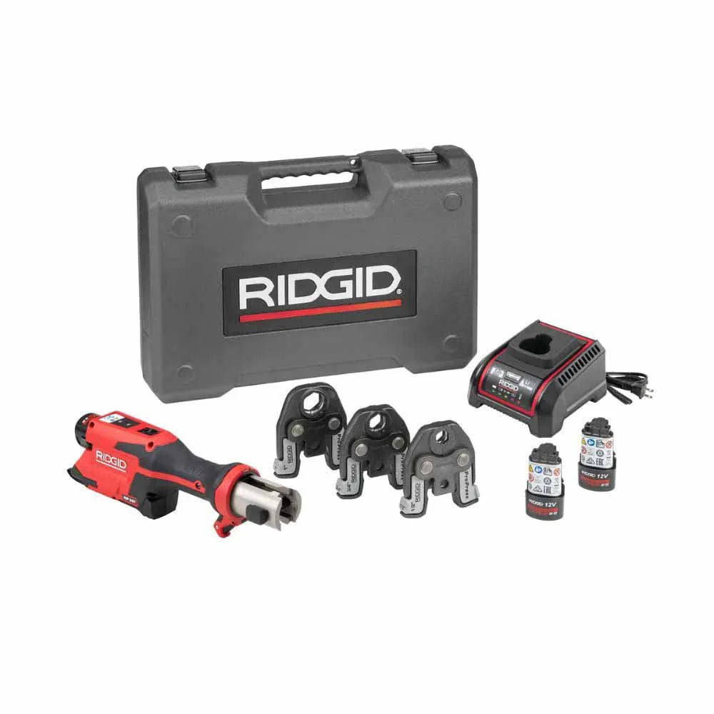Ridgid 78158 RP 251 Press Tool Battery Kit wih ProPress Jaws (1/2