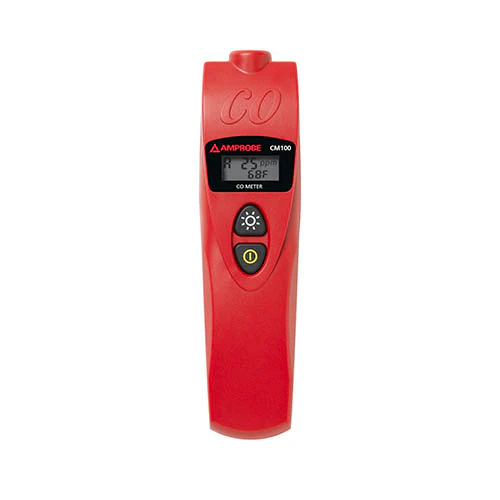 Amprobe CM100 Carbon Monoxide Meter w/Adjustable CO Levels - Moutools