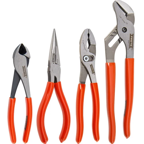 Proto J200XLS 4 Piece XL Series Cutting Pliers Set - Moutools