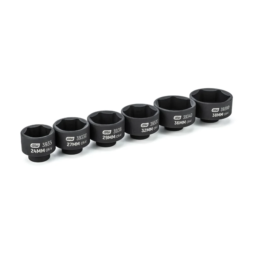 GearWrench 41890 6 Pc. Oil Canister Socket Set Service Kit - Moutools