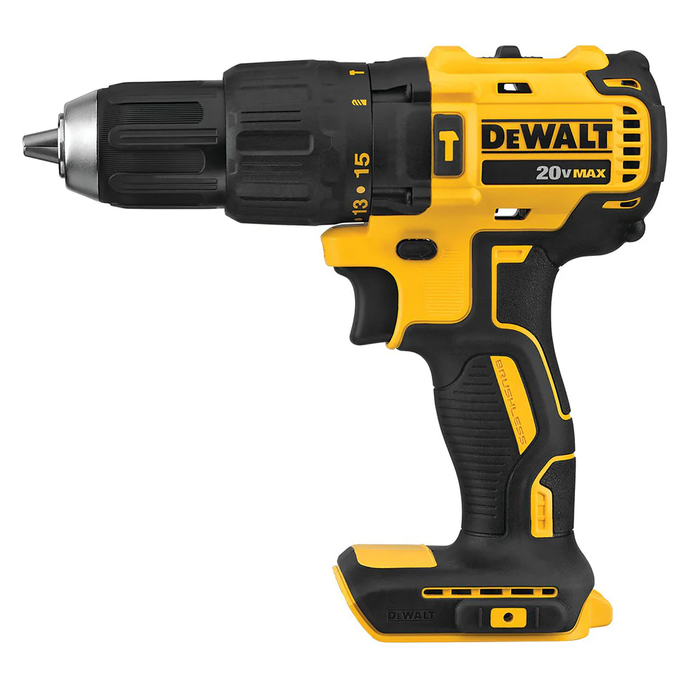 DeWalt DCD778B 20V MAX Brushless Cordless 1/2 in. Hammer Drill/Driver (Tool Only) - Moutools