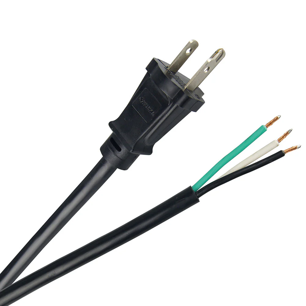 Southwire 9709SW8808 16/3 9' SJTW Power Supply Cord with NEMA 5-15 Plug - Moutools