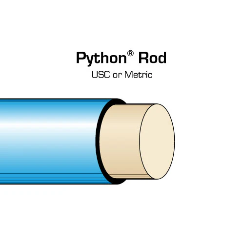 Condux 08078610M Replacement Rod- Python Duct Rodder, 8mm x 100m Metric Mark - Moutools