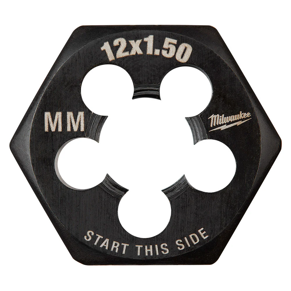 Milwaukee 49-57-5359 M12-1.50 mm 1-Inch Hex Threading Die - Moutools