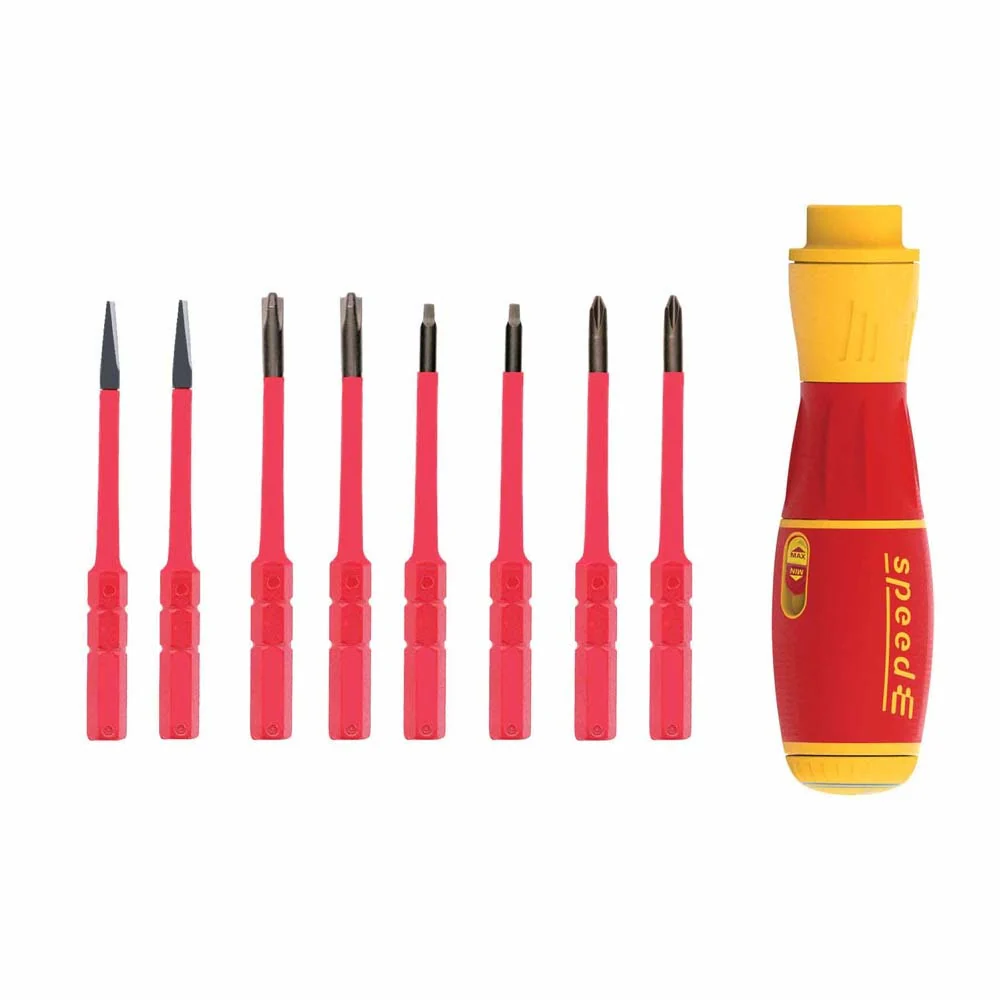 Wiha 32490 13 Piece SpeedEII Electric Screwdriver SlimLine Blade Set - Moutools