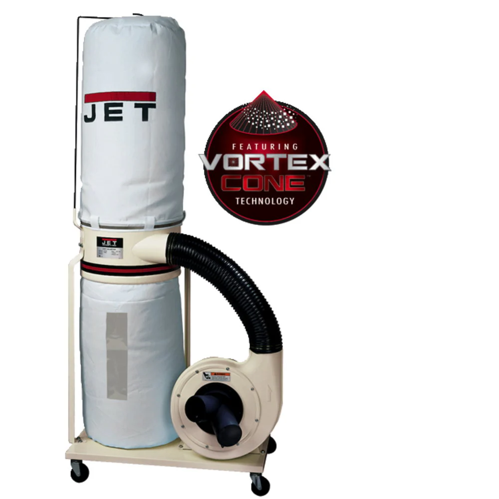 Jet JT9-708657K Dust Collector, 1.5HP 1PH 115/230V, 30-Micron Bag Filter Kit - Moutools