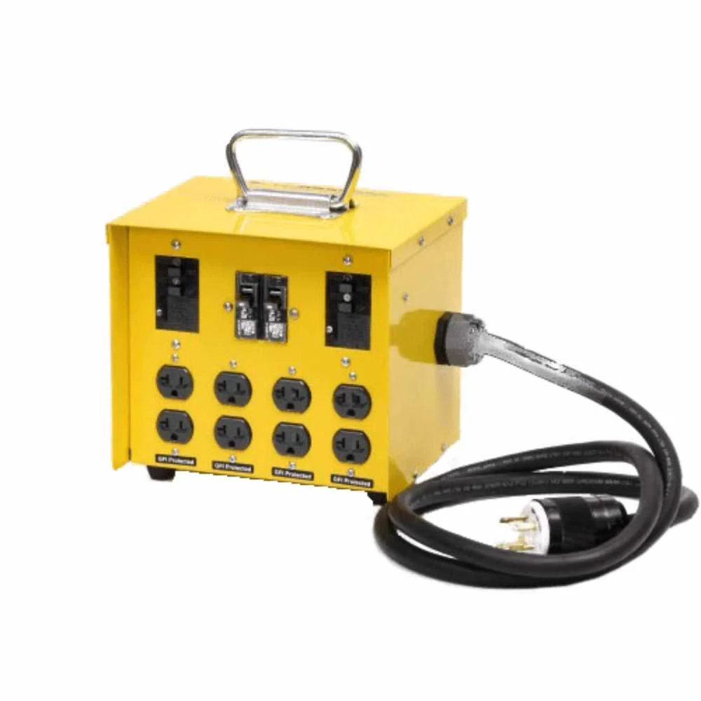 Southwire 6532UGMX Mini X-Treme Box 30A UG Temporary Power Distribution, 8 Outlet - Moutools