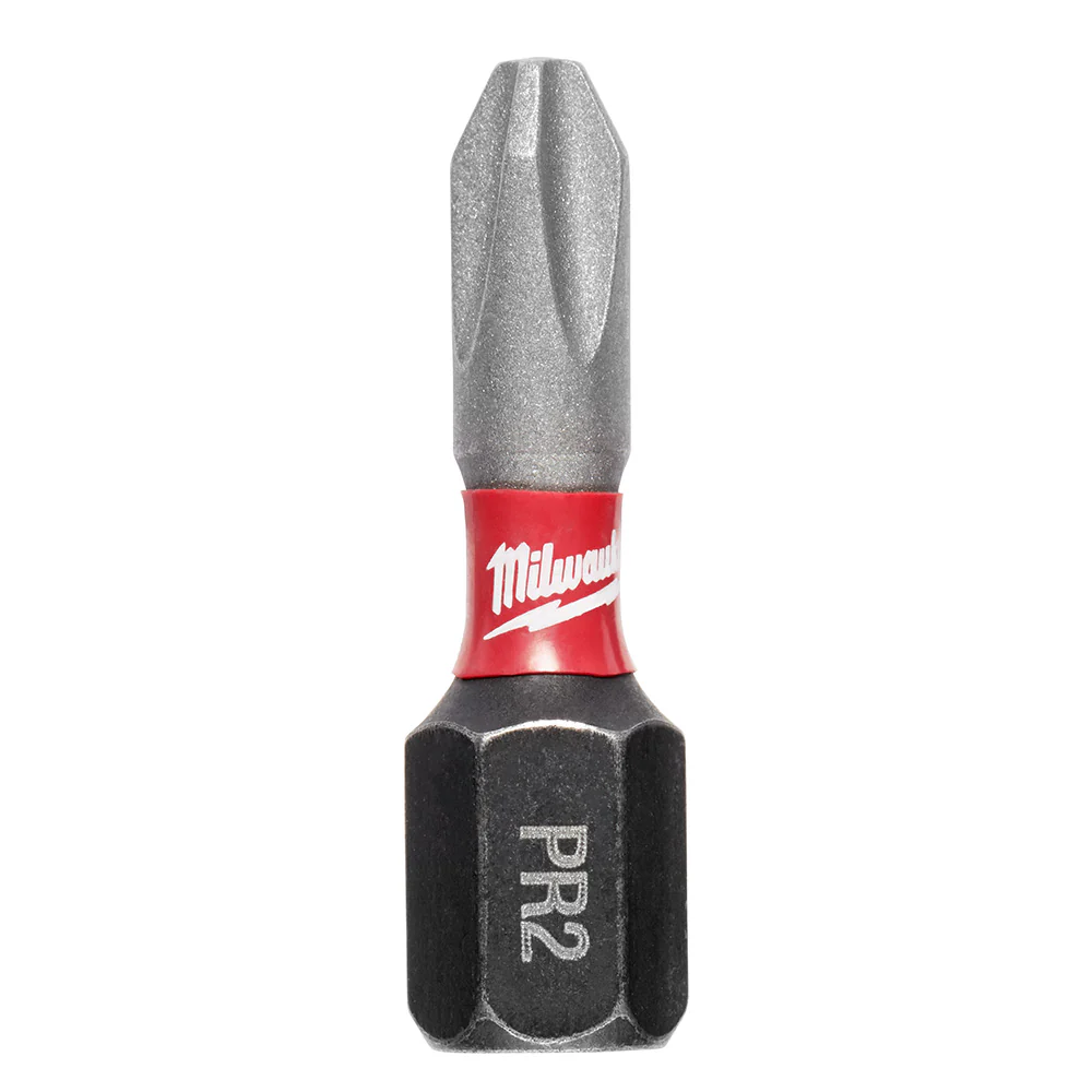 Milwaukee 48-32-4644 SHOCKWAVE™ Impact Phillips #2 Drywall Insert Bits (25 Pack) - Moutools