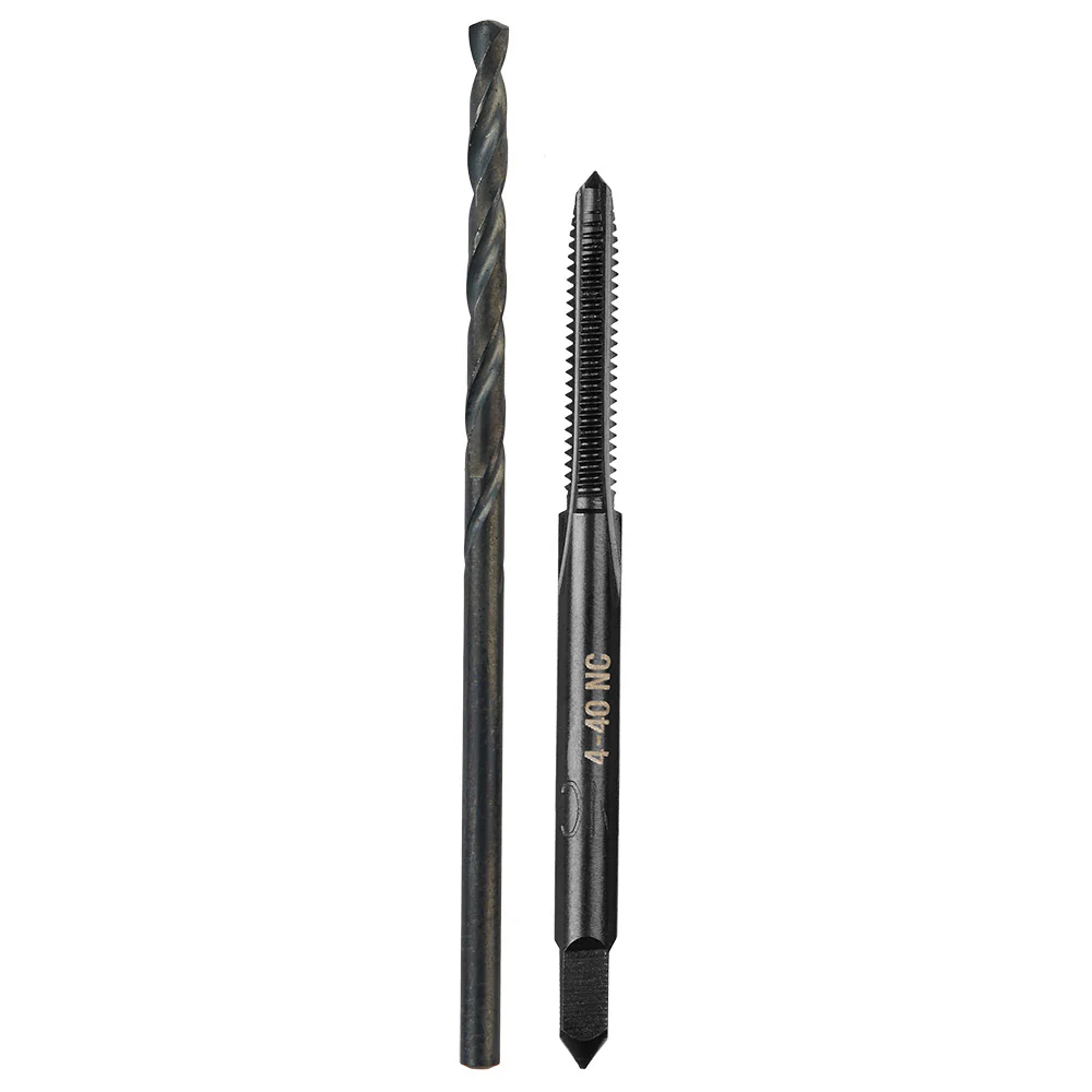 Milwaukee 49-57-5508 4-40 NC Straight Flute Plug Tap & #43 Drill Bit - Moutools