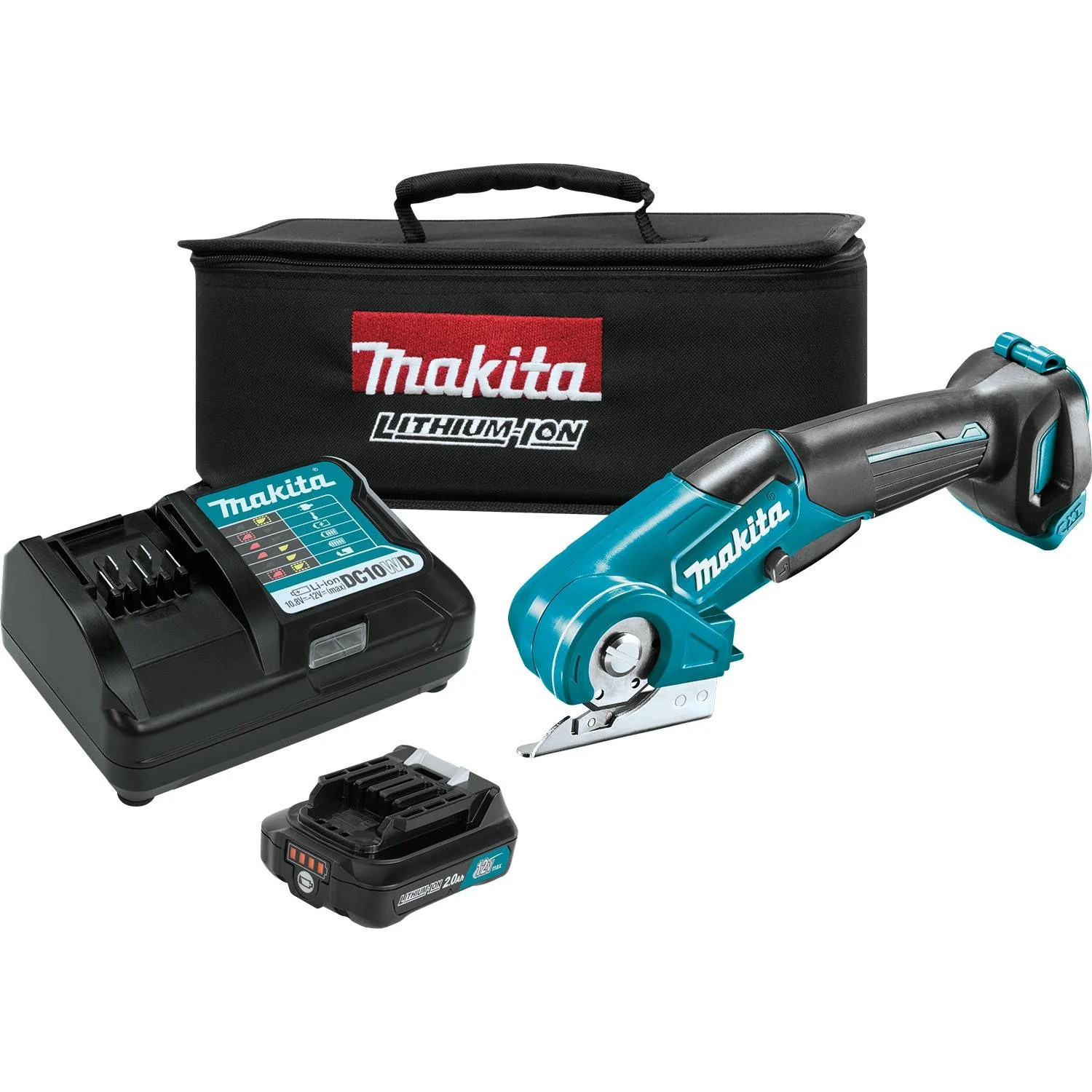 Makita PC01R3 12V Max CXT Li-Ion Cordless Multi-Cutter Kit (2.0Ah) - Moutools