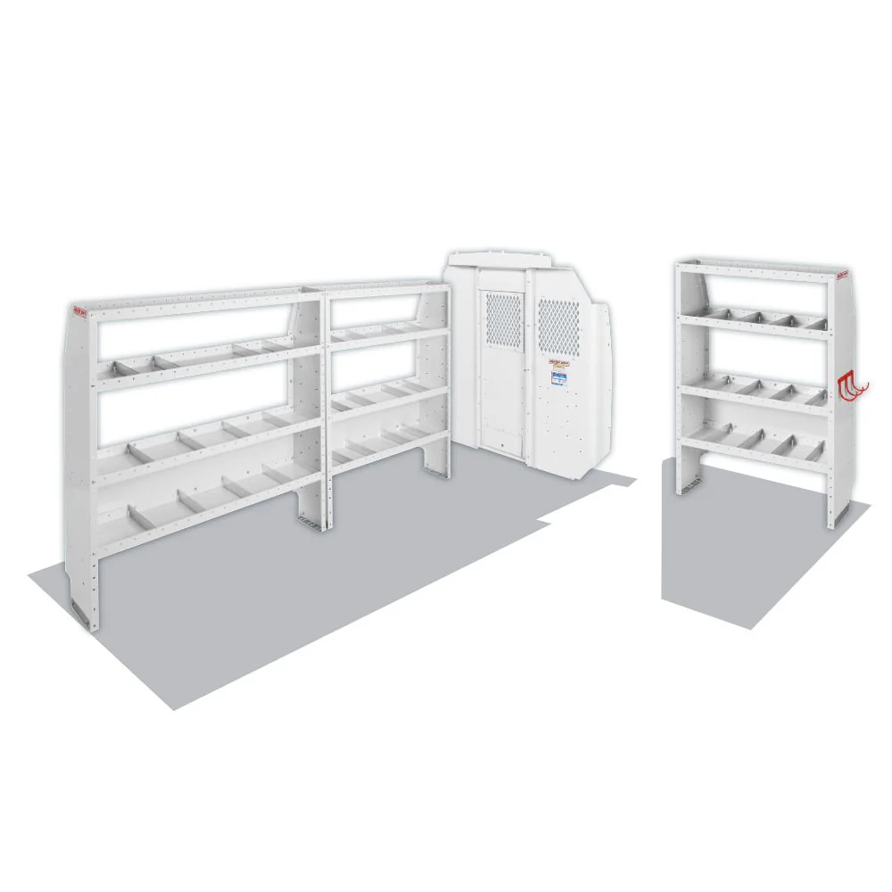 WeatherGuard 600-8440L Commercial Shelving Van Package, High-Roof, RAM ProMaster - Moutools