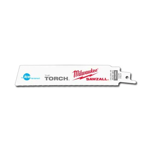 Milwaukee 48-00-4784 Sawzall Blade 18 Teeth per Inch 6-Inch Length Ice Hardened Torch 5 Pack - Moutools